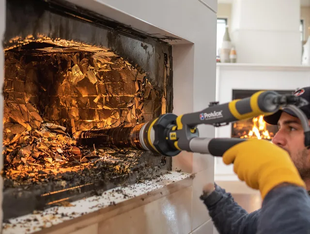 Professional chimney cleaning by Branford Chimney Sweep in Branford, CT