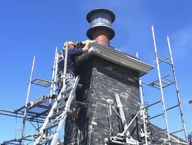 Sturdy chimney crown finished by Branford Chimney Sweep in Branford, CT